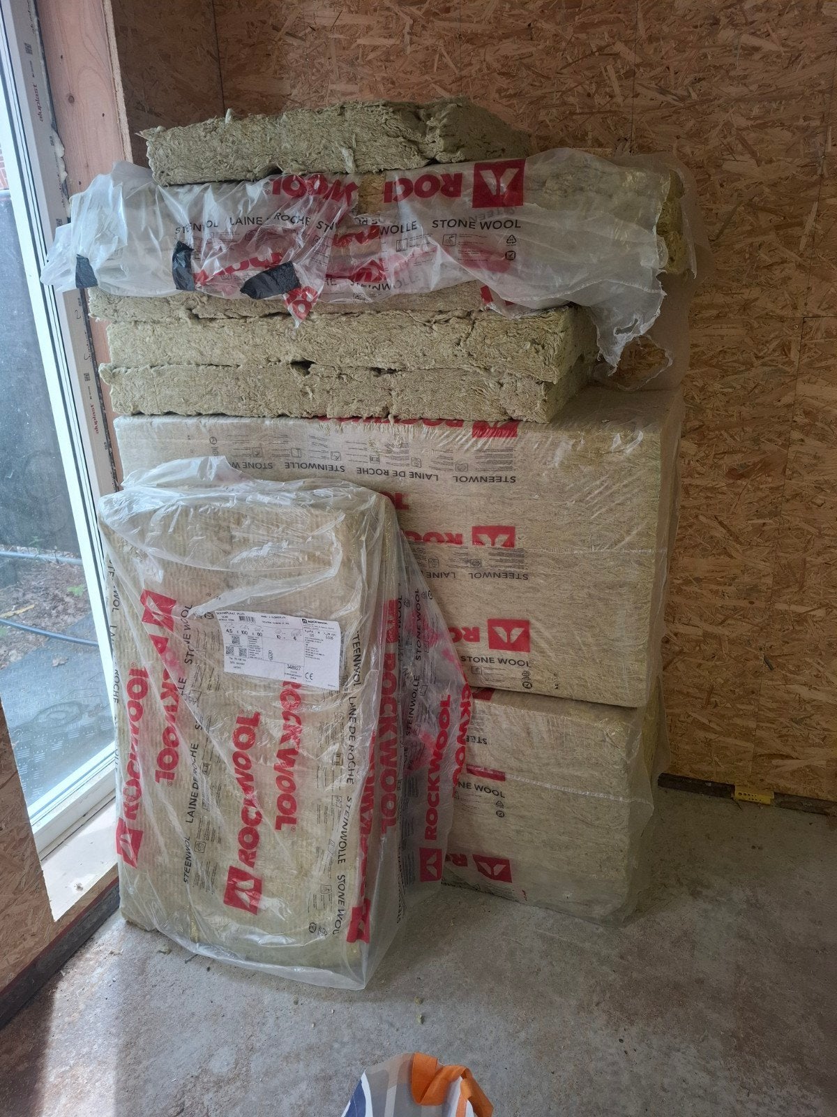 Rockwool isolatie, Doe-het-zelf en Verbouw, Ophalen, 4 tot 8 cm, Nieuw, Steenwol