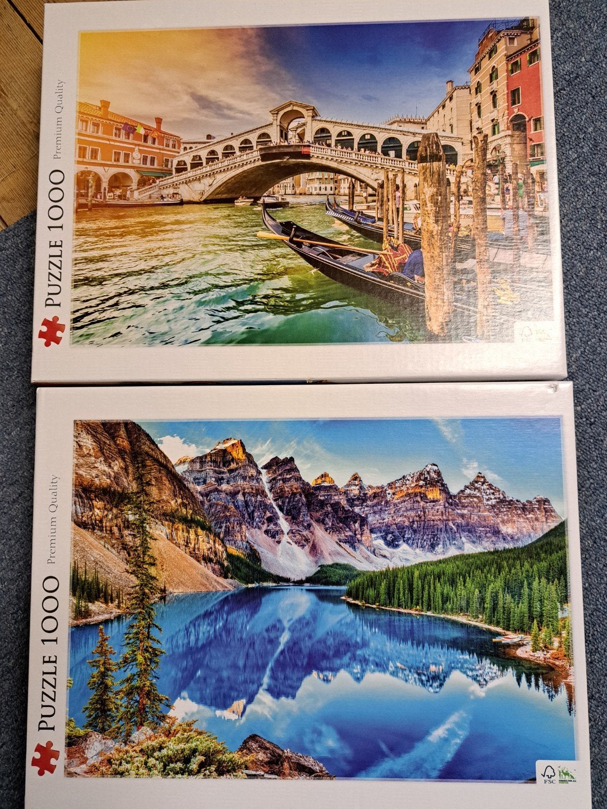 legpuzzels (44 x1000, 1x500 stukjes), Ophalen, 500 t/m 1500 stukjes, Zo goed als nieuw, Legpuzzel