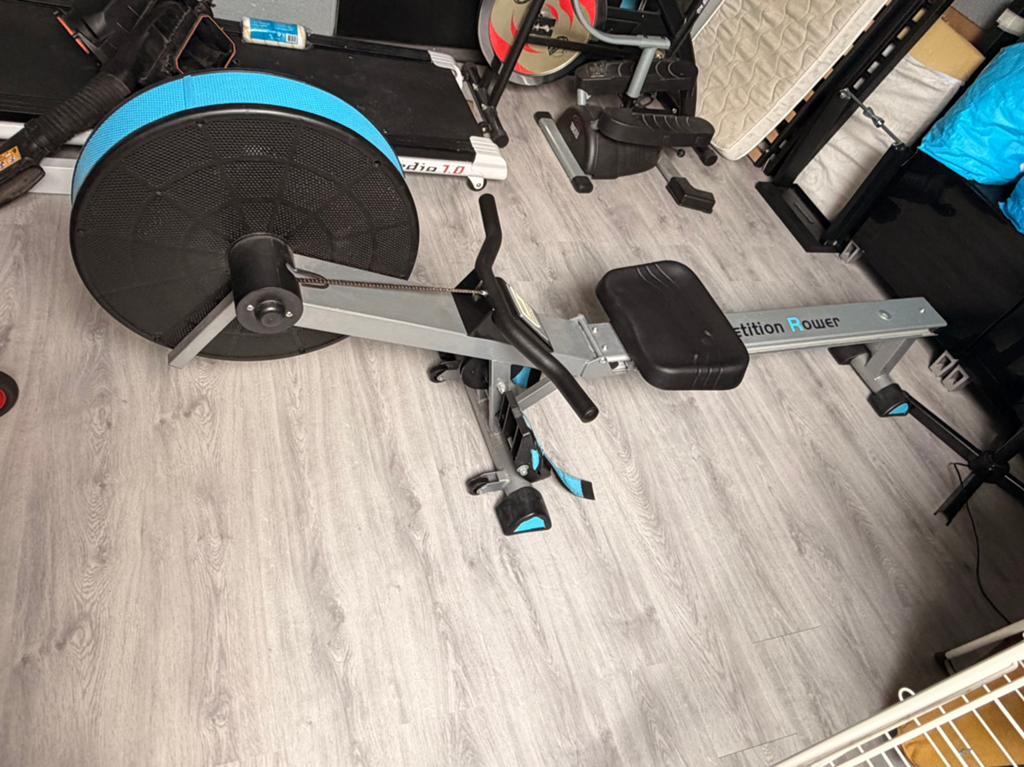 Inklapbare roeitrainer roeifiets roeimachine, Sport en Fitness, Ophalen, Zo goed als nieuw