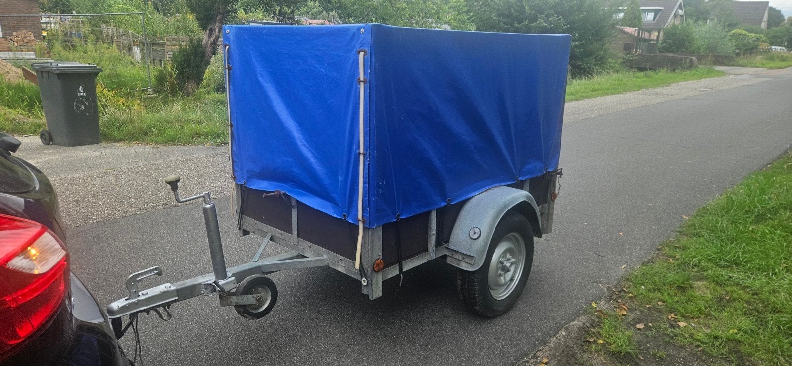 Aanhangwagen met huif - Ideaal voor verhuizingen/tuinafval, Auto diversen, Aanhangwagen-onderdelen, Ophalen of Verzenden, Gebruikt
