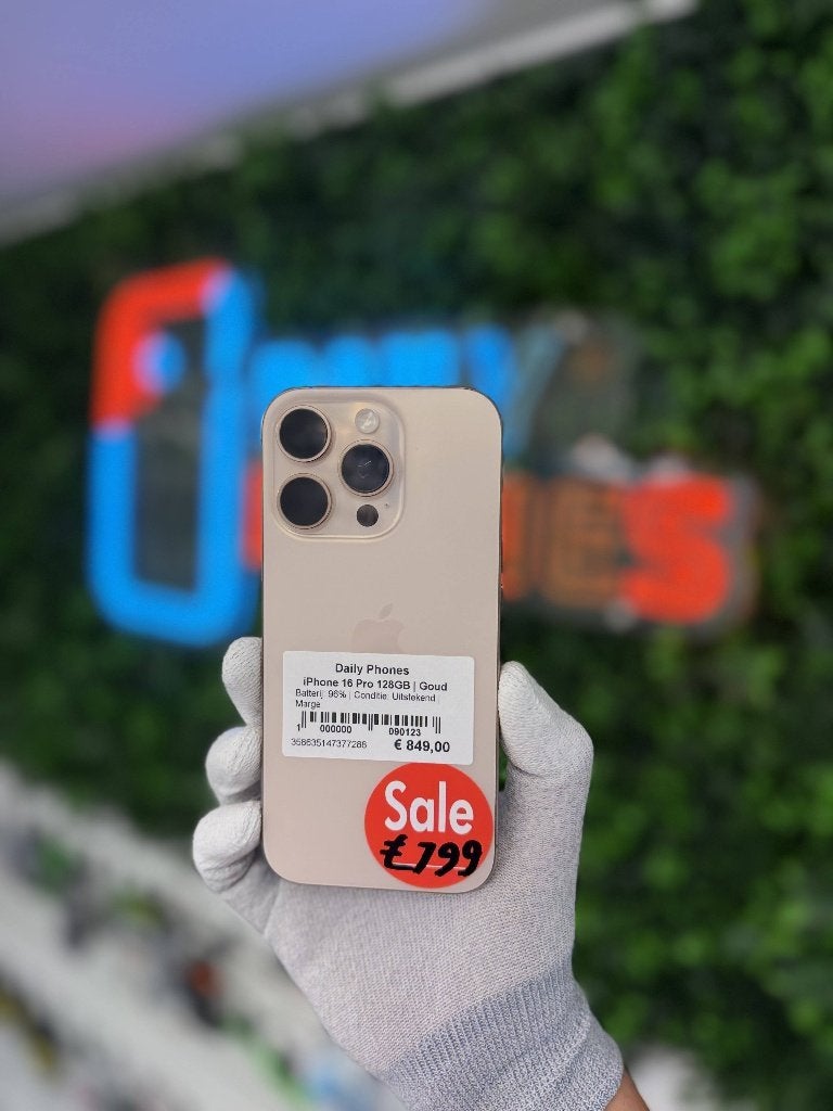 Zo goed als nieuw Apple iPhone 16 Pro 128GB, Ophalen of Verzenden, Zo goed als nieuw