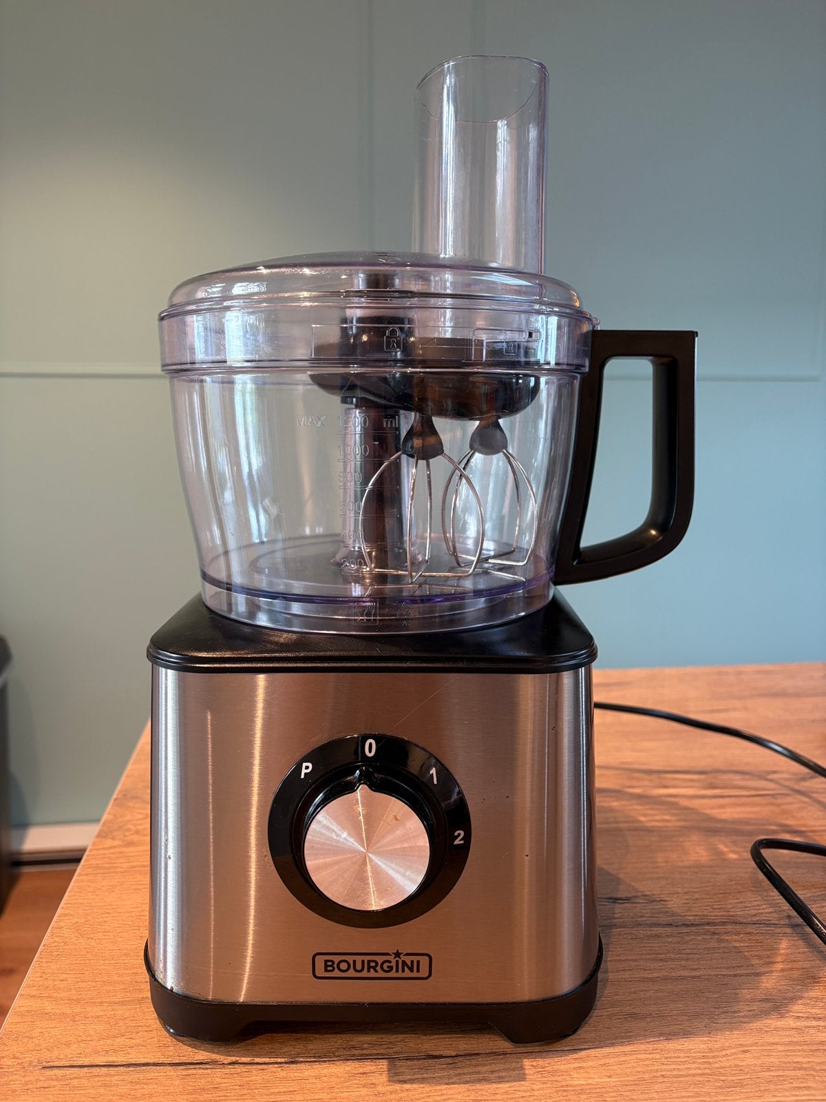 Z.G.A.N. Bourgini classic food processor keukenmachine, Ophalen of Verzenden, Zo goed als nieuw