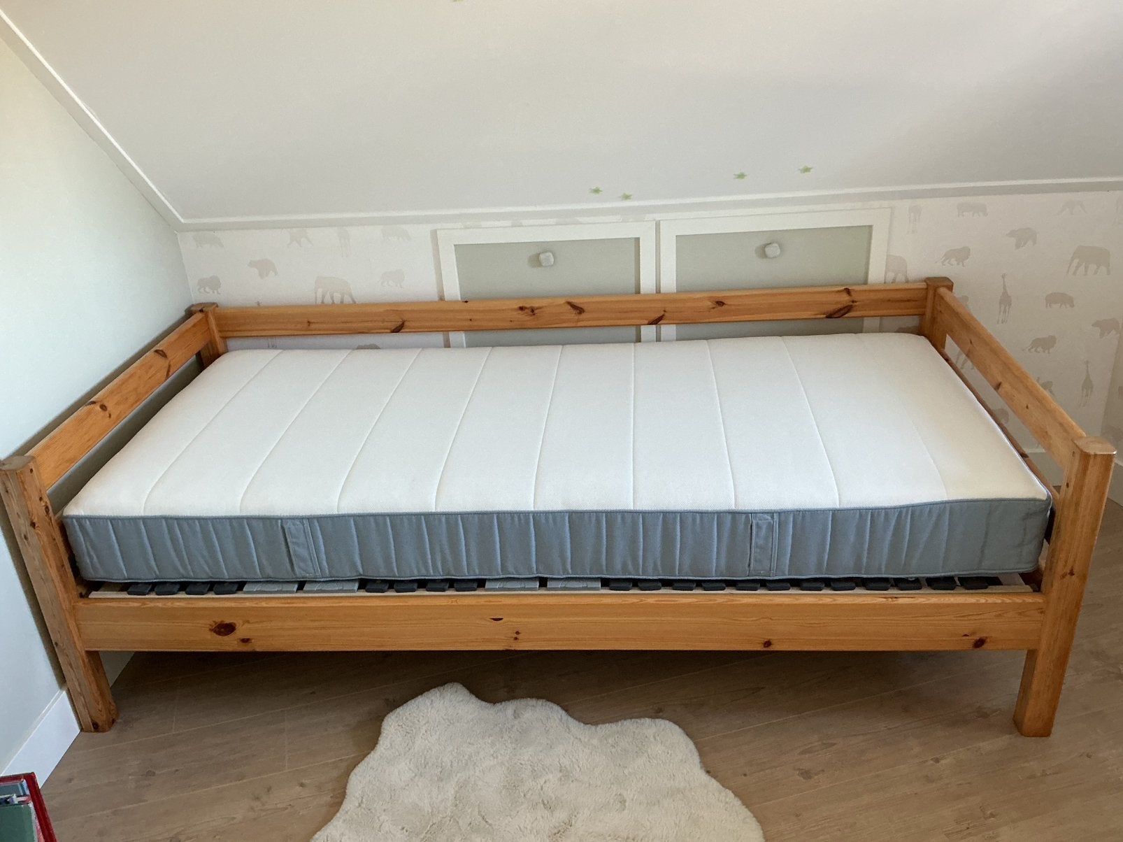 Één Persoons Bed, Ophalen, Gebruikt, 90 cm, Eenpersoons