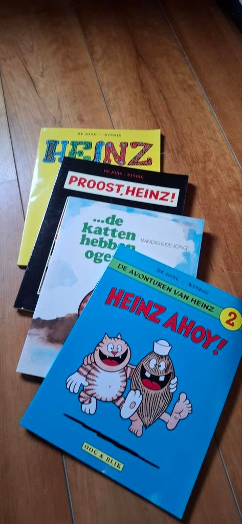 Vier albums van Heinz, Boeken, Ophalen of Verzenden, Gelezen, Verhalen