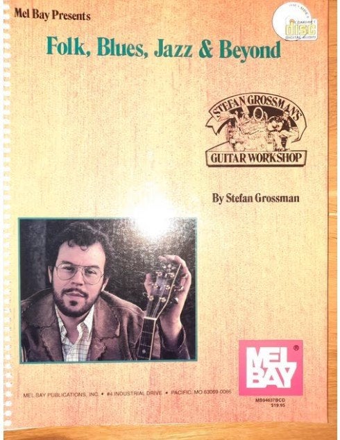 MEL BAY -FOLK, BLUES, JAZZ & BEYOND + cd, Stefan Grossman, Muziek en Instrumenten, Overige genres, Les of Cursus, Ophalen of Verzenden