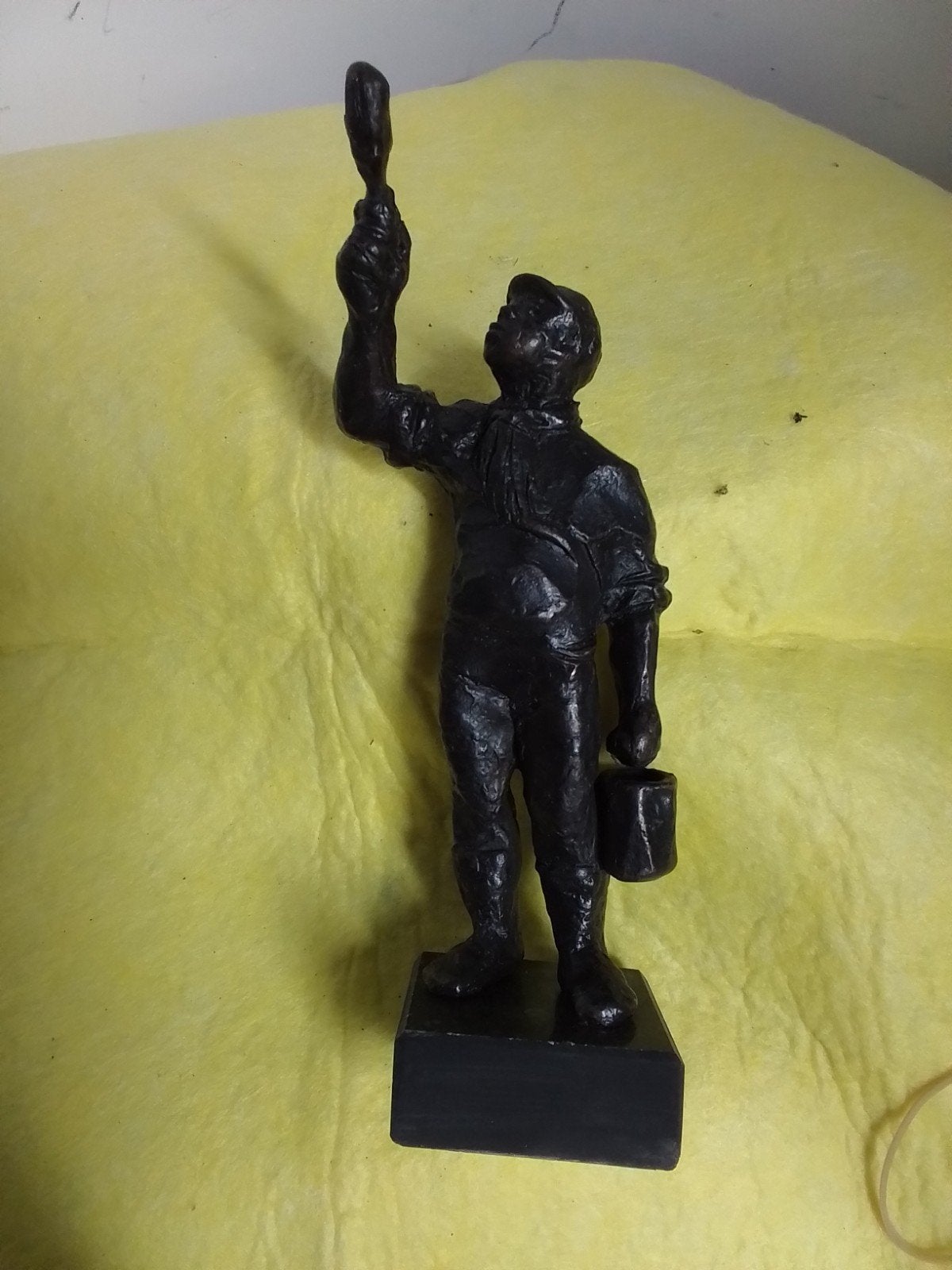 15402) mooi bronze beeld  schilder   Marlies Noordkamp, Ophalen of Verzenden