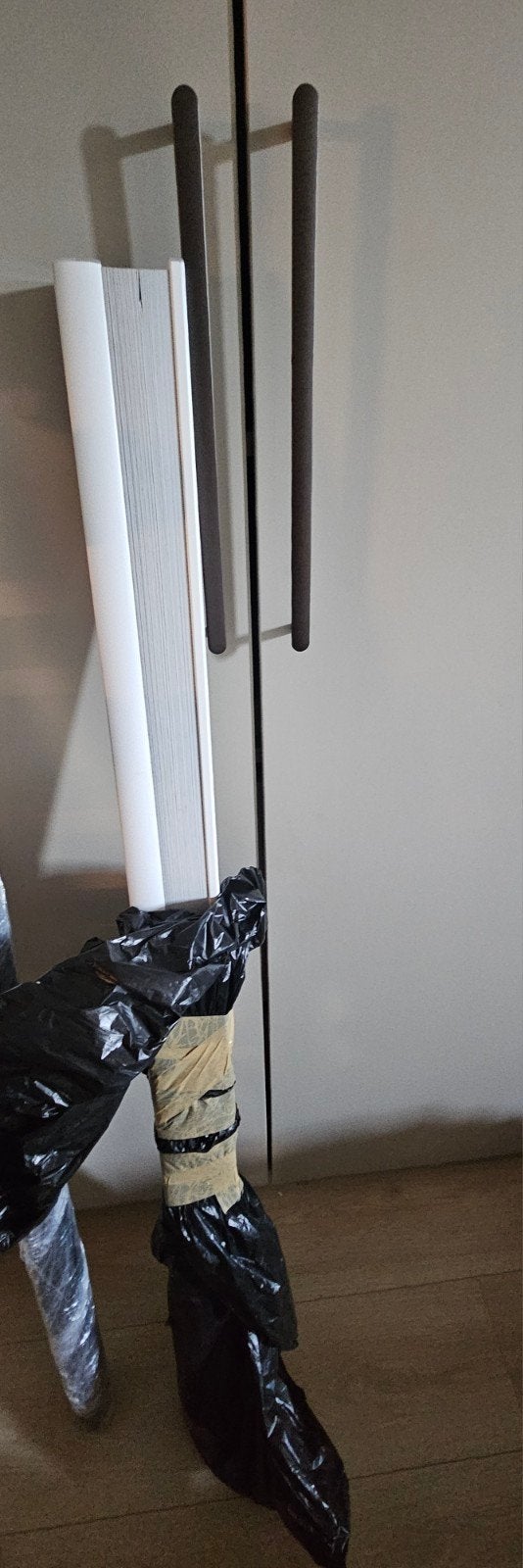 IKEA TRIPPEVALS Verduisterend plisségordijn wit 130x195 cm, Ophalen, Wit, Zo goed als nieuw, 130 cm