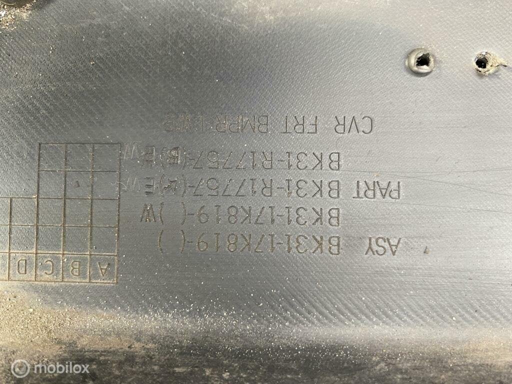Voorbumper ford transit 3  bk31r17757 Origineel, Gebruikt, Voor, Ophalen of Verzenden, Bumper