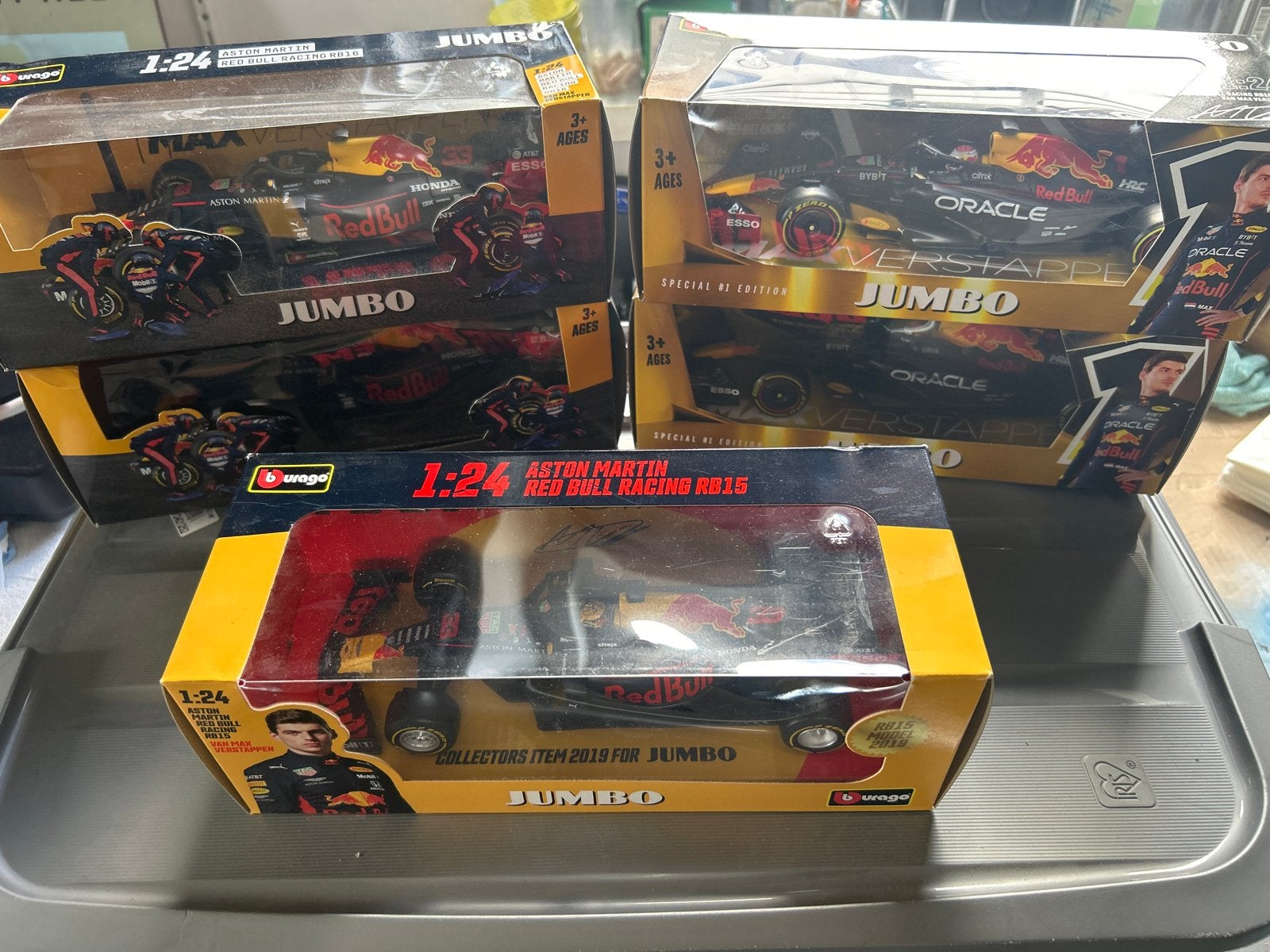 Max Verstappen Red Bull Racing schaalmodellen 1:24, Ophalen of Verzenden, Nieuw, Auto, Overige merken