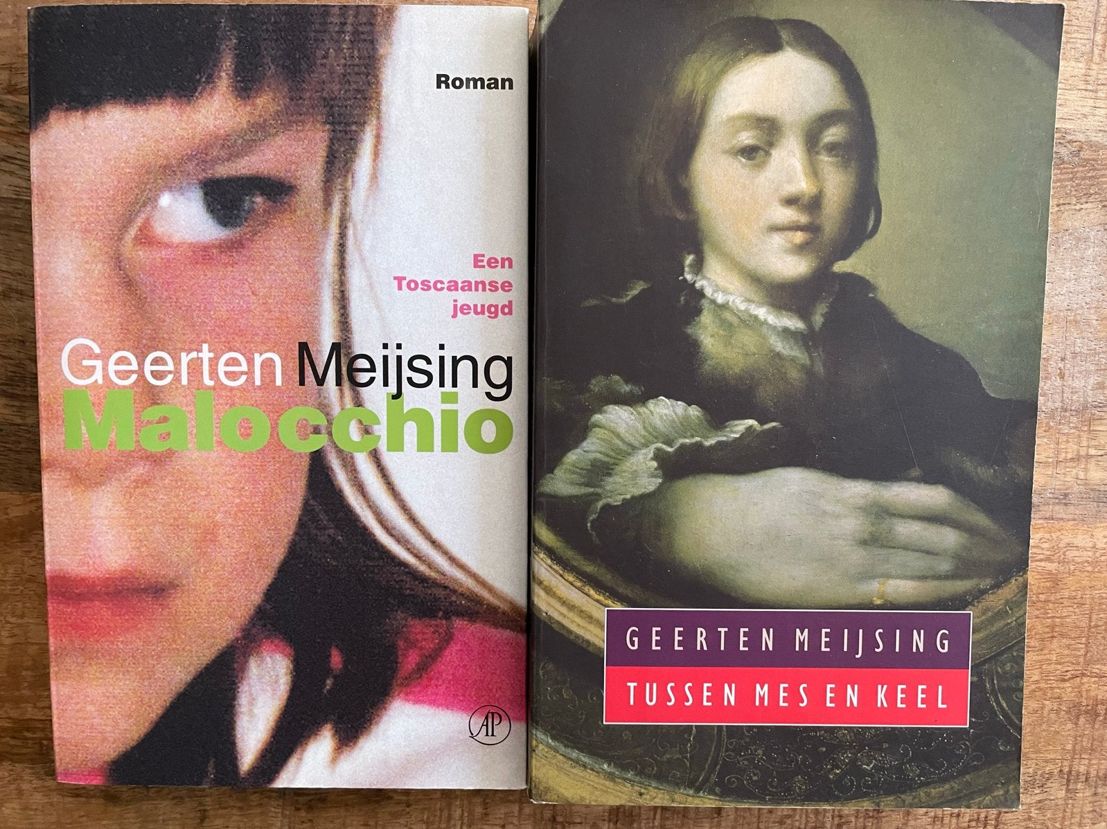 Geerten Meijsing - Malocchio & Tussen mes en keel (2 boeken), Ophalen of Verzenden, Gelezen, Nederland