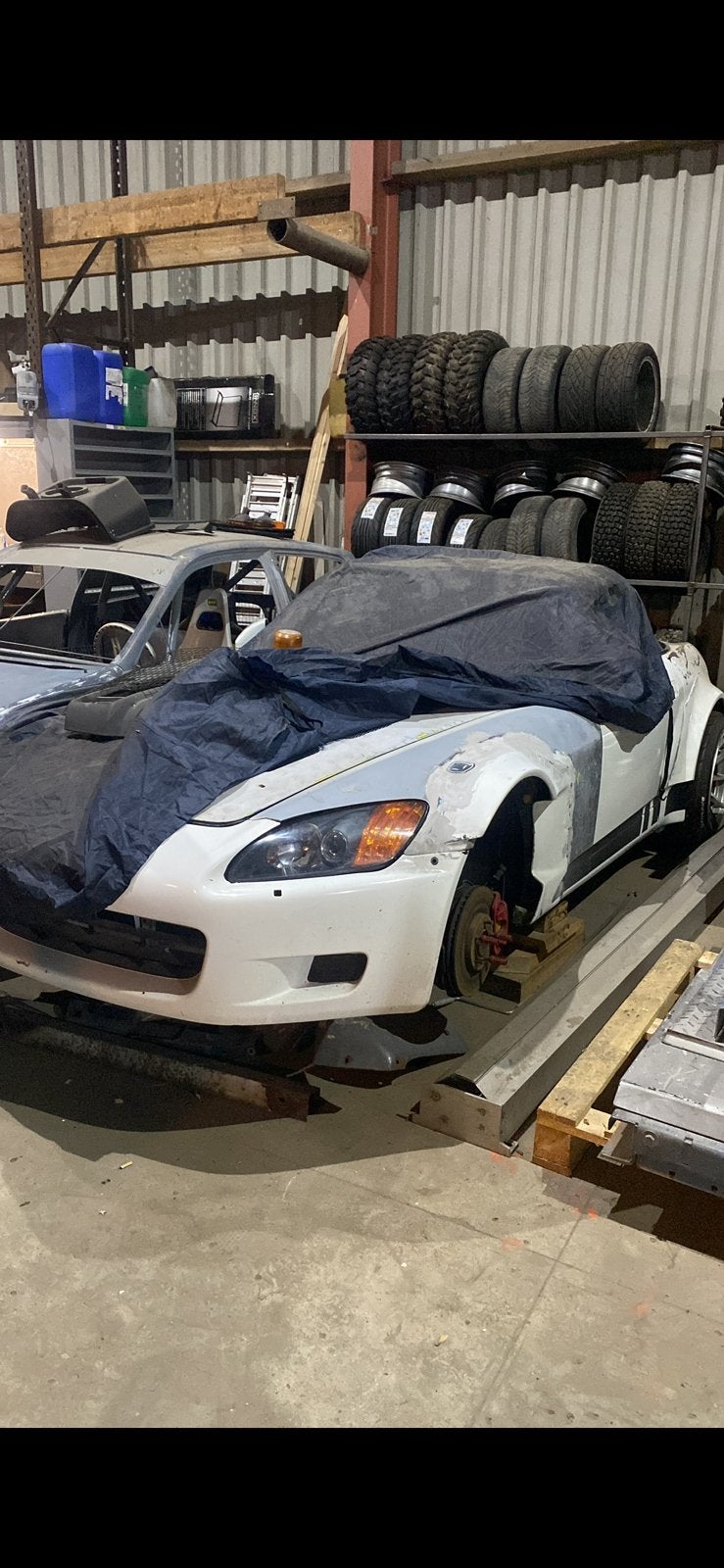 Honda s2000 project, Ophalen, Gebruikt