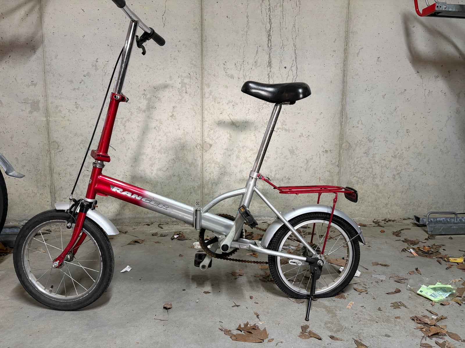 Ranger Opvouwbare Fiets (vouwfiets) lekke band!, Overige merken, Gebruikt, 16 tot 18 inch, Ophalen of Verzenden