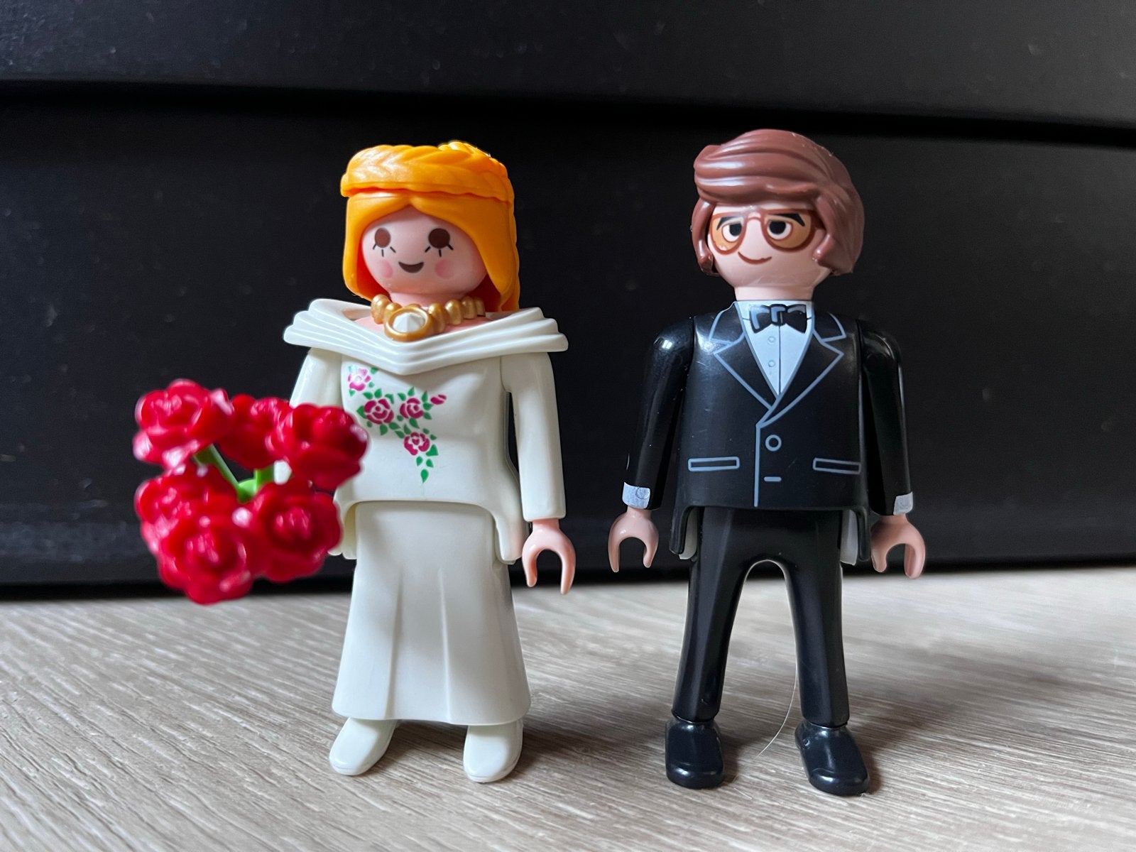 Playmobil bruidspaar - huwelijk, Kinderen en Baby's, Losse onderdelen, Ophalen of Verzenden, Zo goed als nieuw, Figuren