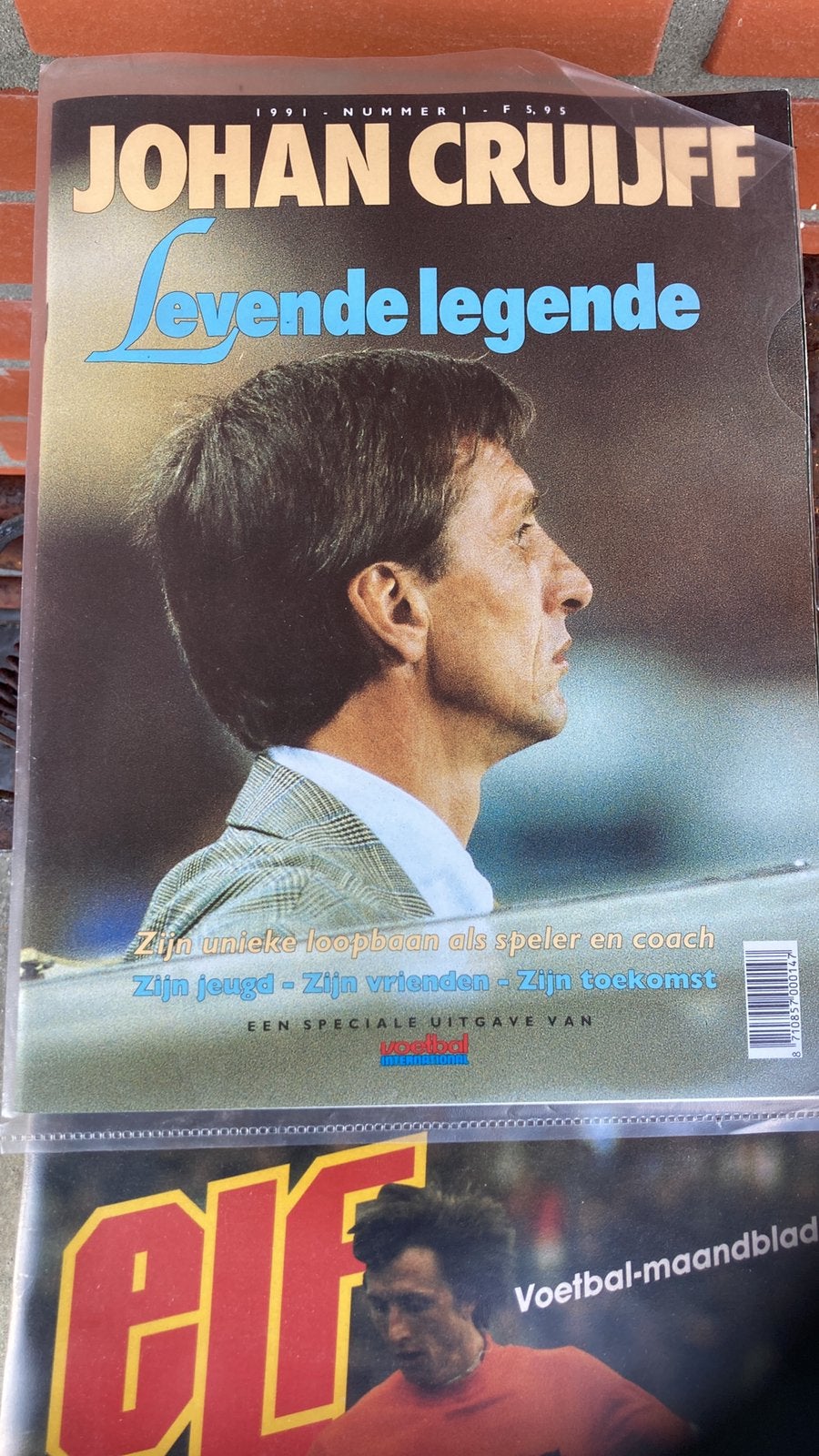 Voetbal bladen Cruijff tijdschrift, Ophalen of Verzenden, Zo goed als nieuw