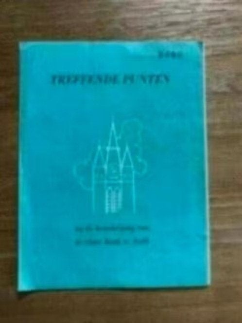 Folder oude kerk Delft ( 1961 ), Ophalen of Verzenden, Gelezen, Folder