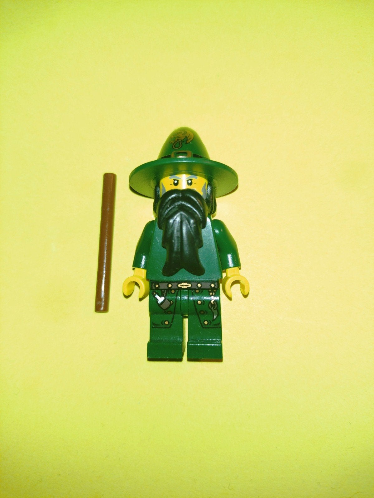 LEGO KINGDOMS DARK GREEN WIZARD FIGUUR/POPPETJE, Kinderen en Baby's, Overige thema's, Lego, Ophalen of Verzenden, Zo goed als nieuw