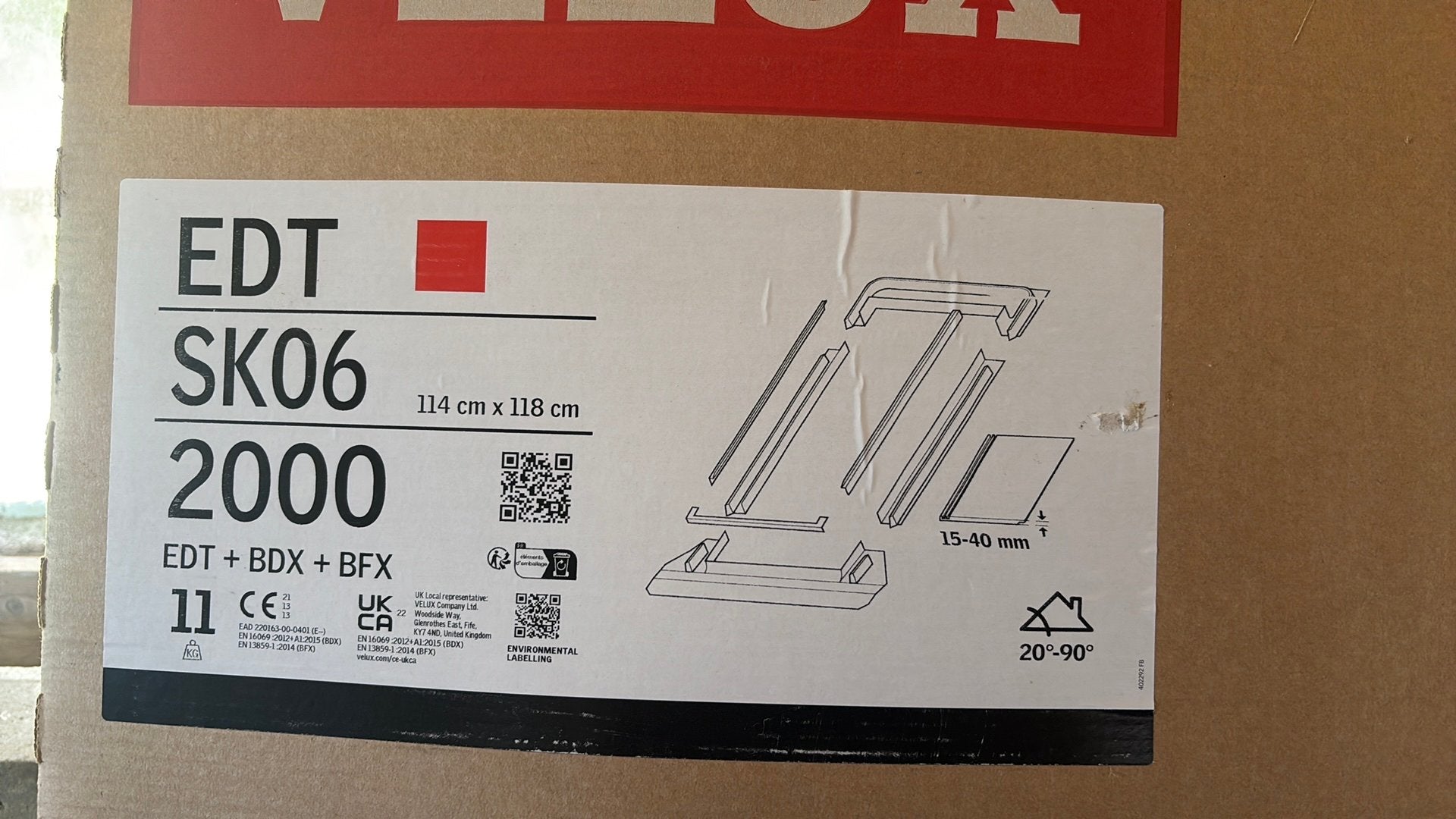 Gootstukken Velux, Zwart, Overige typen, Ophalen of Verzenden, Zo goed als nieuw