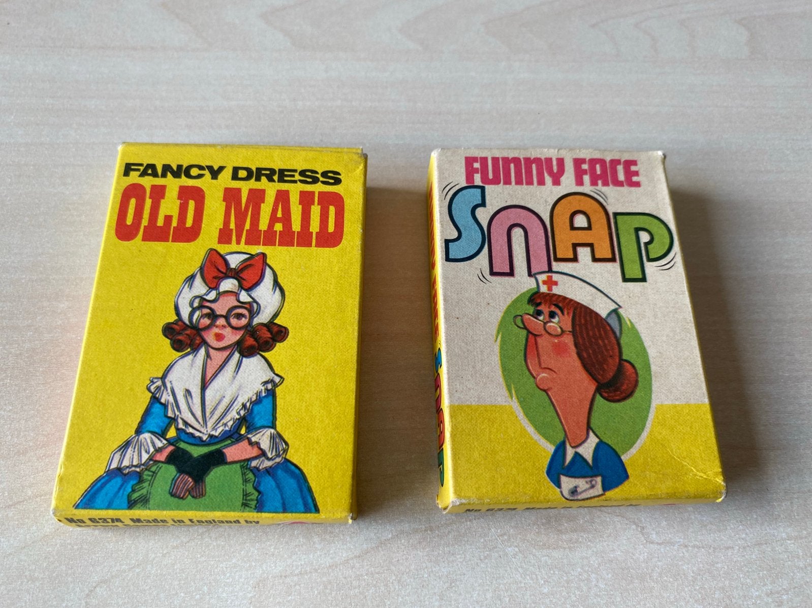 Fancy dress old maid en snap, jaren 60 zgan, Ophalen of Verzenden, Zo goed als nieuw, Speelkaart(en)