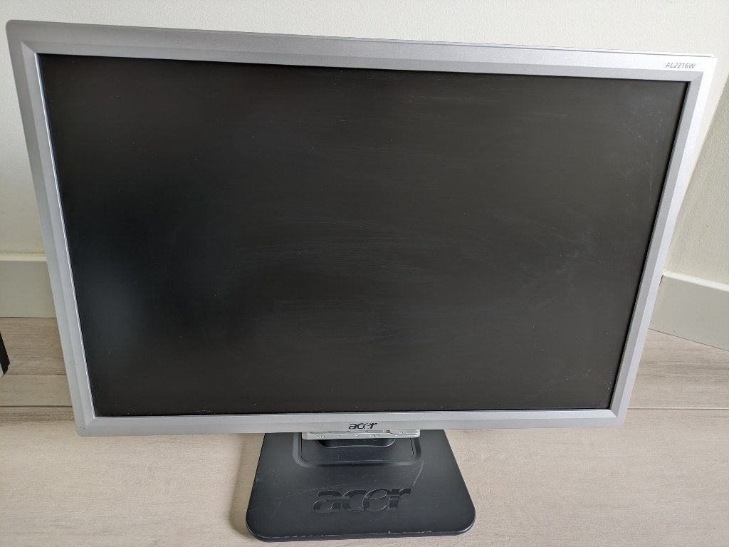 22" Acer AL2216W, Ophalen, Gebruikt, Acer., VGA