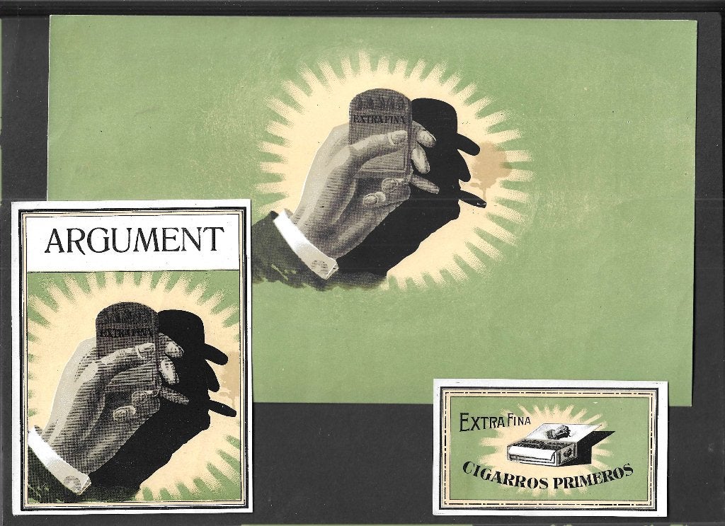 Etiket scan V5405, Ophalen of Verzenden, Gebruikt, Sigarenbandjes
