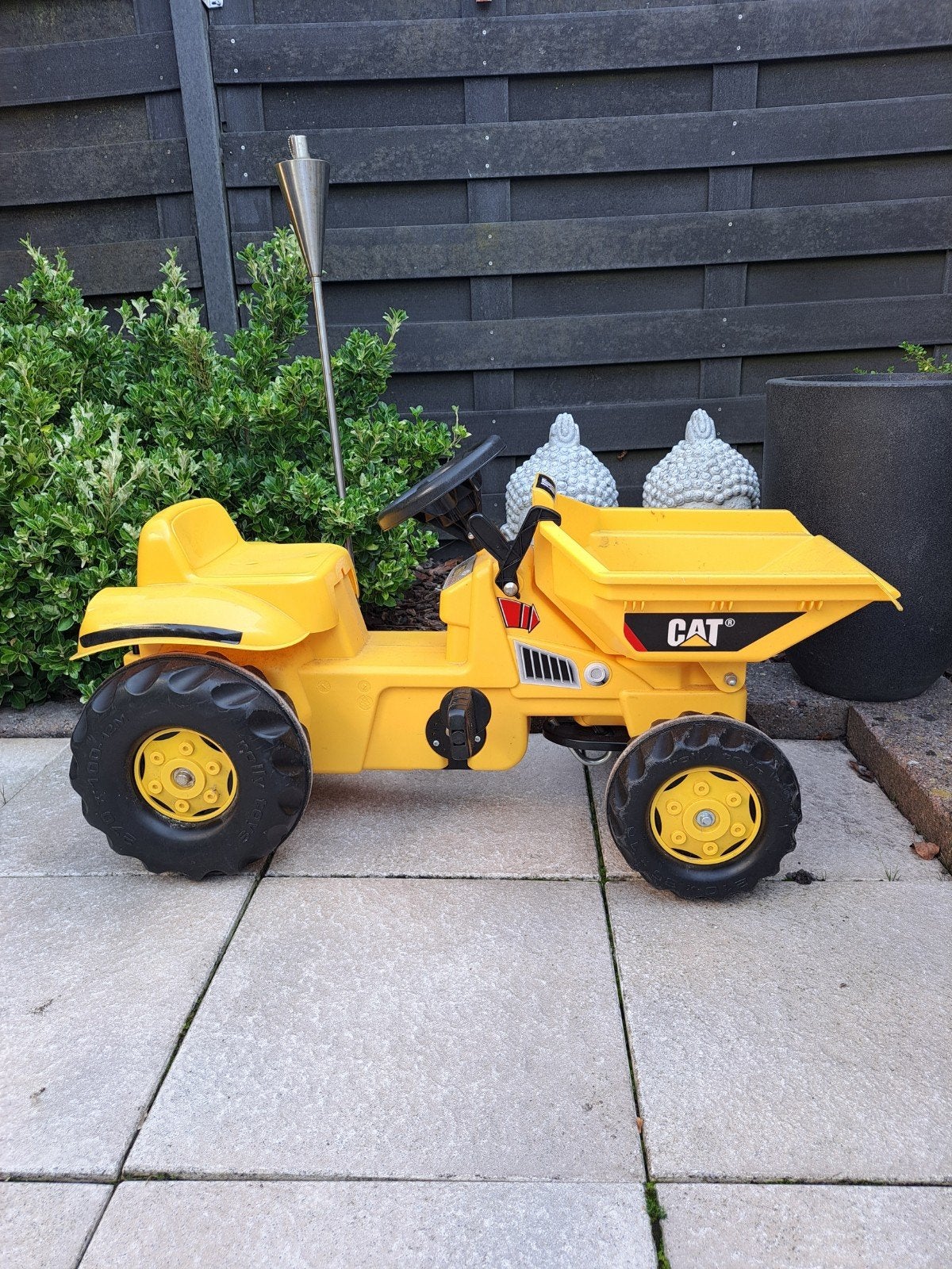 CAT Dumper Traptractor - Geel Speelgoedvoertuig, Ophalen, Gebruikt