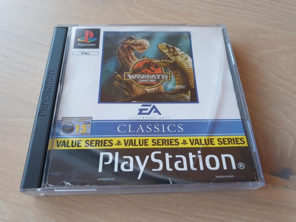 Warpath Jurassic Park - PlayStation 1 (PS1) Classics, Spelcomputers en Games, Games | Sony PlayStation 1, Gebruikt, Vechten, 2 spelers