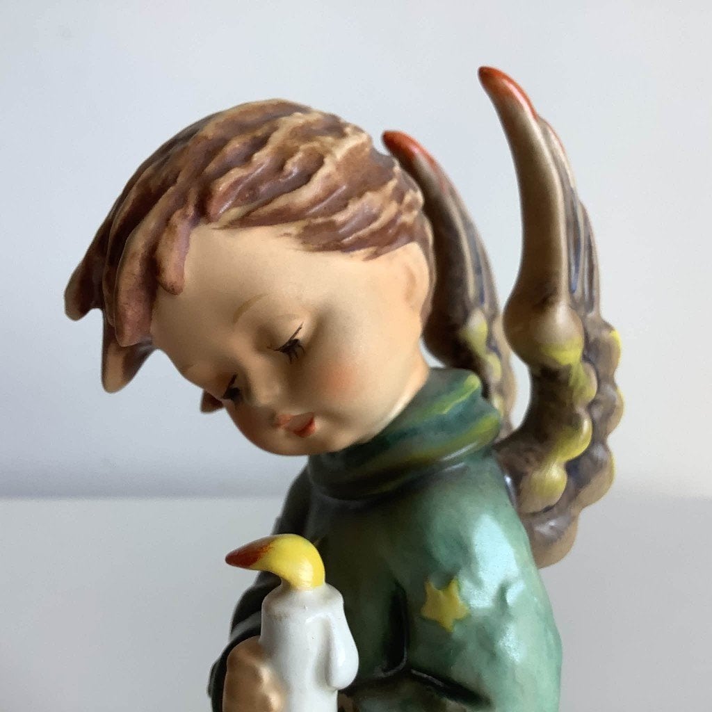 Mooie grote oude hummel engel met kaars, Diversen, Ophalen of Verzenden, Zo goed als nieuw