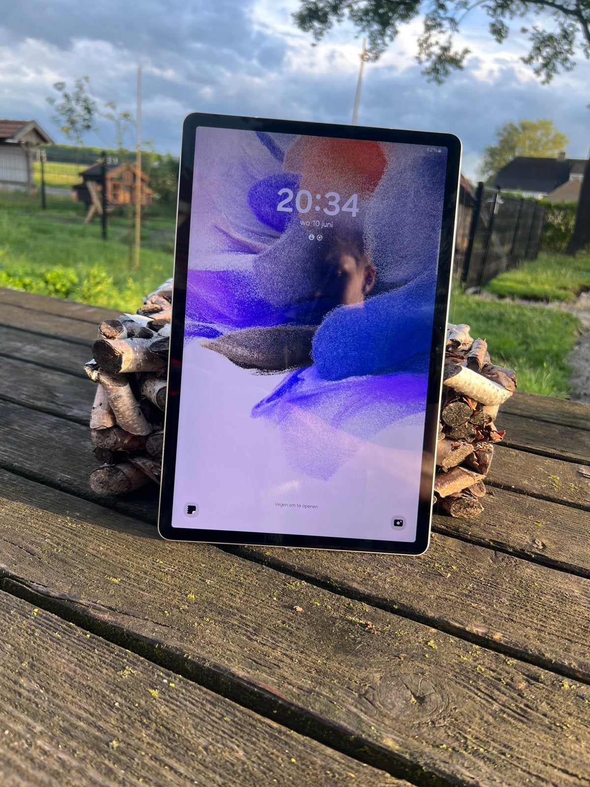 ZGAN Samsung Galaxy Tab S7 FE 64GB WiFi, Galaxy Tab S7 FE, 12 inch, Ophalen of Verzenden, Zo goed als nieuw