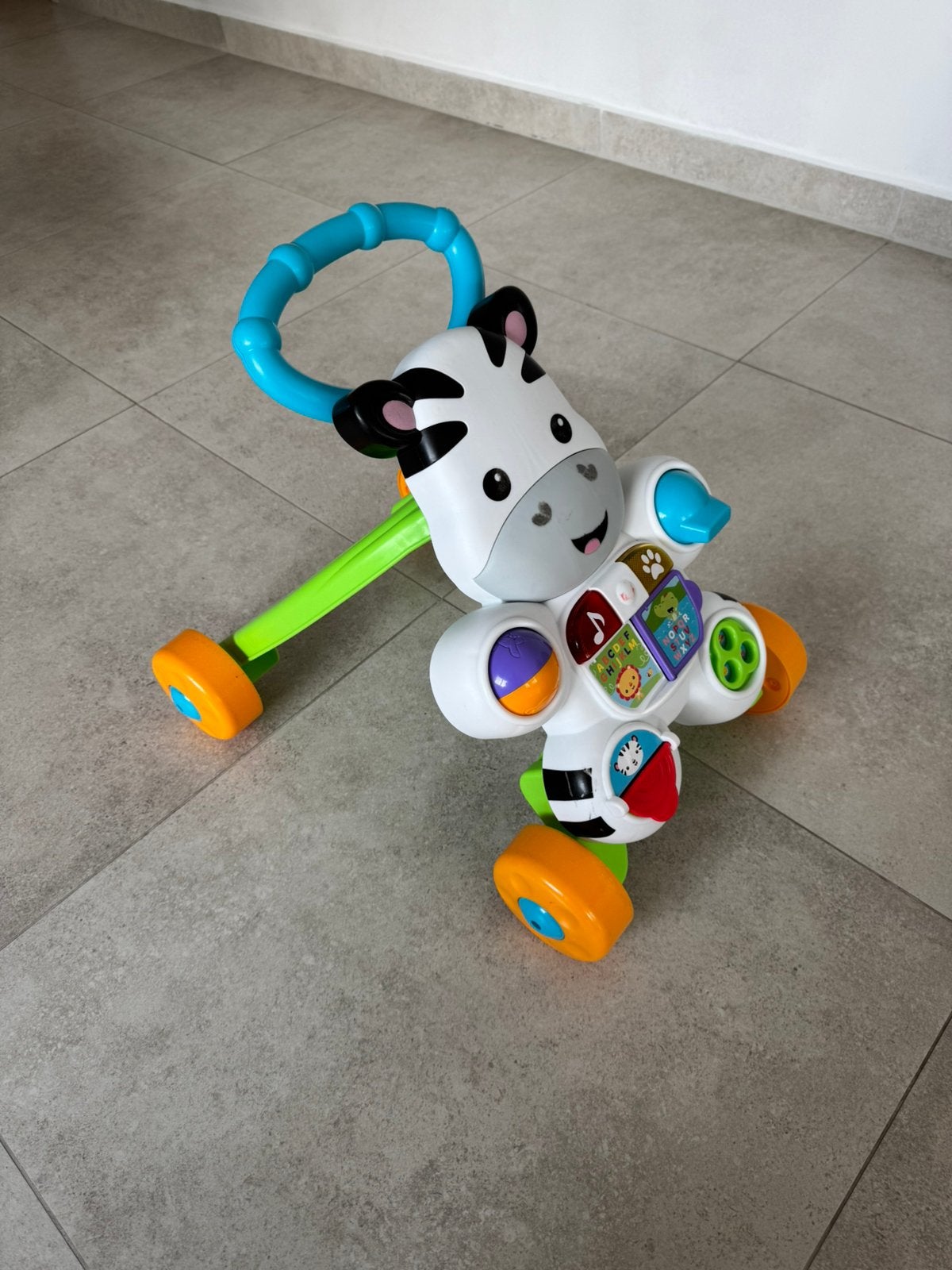 Fisher Price loopwagen zebra, Ophalen of Verzenden, Zo goed als nieuw, Overige typen