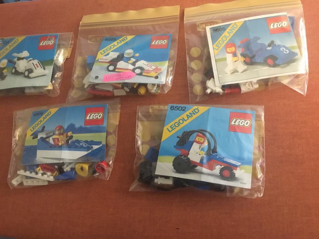 Lego Legoland 6502, 6503, 6508, 6604, 6605, Ophalen of Verzenden, Zo goed als nieuw, Lego