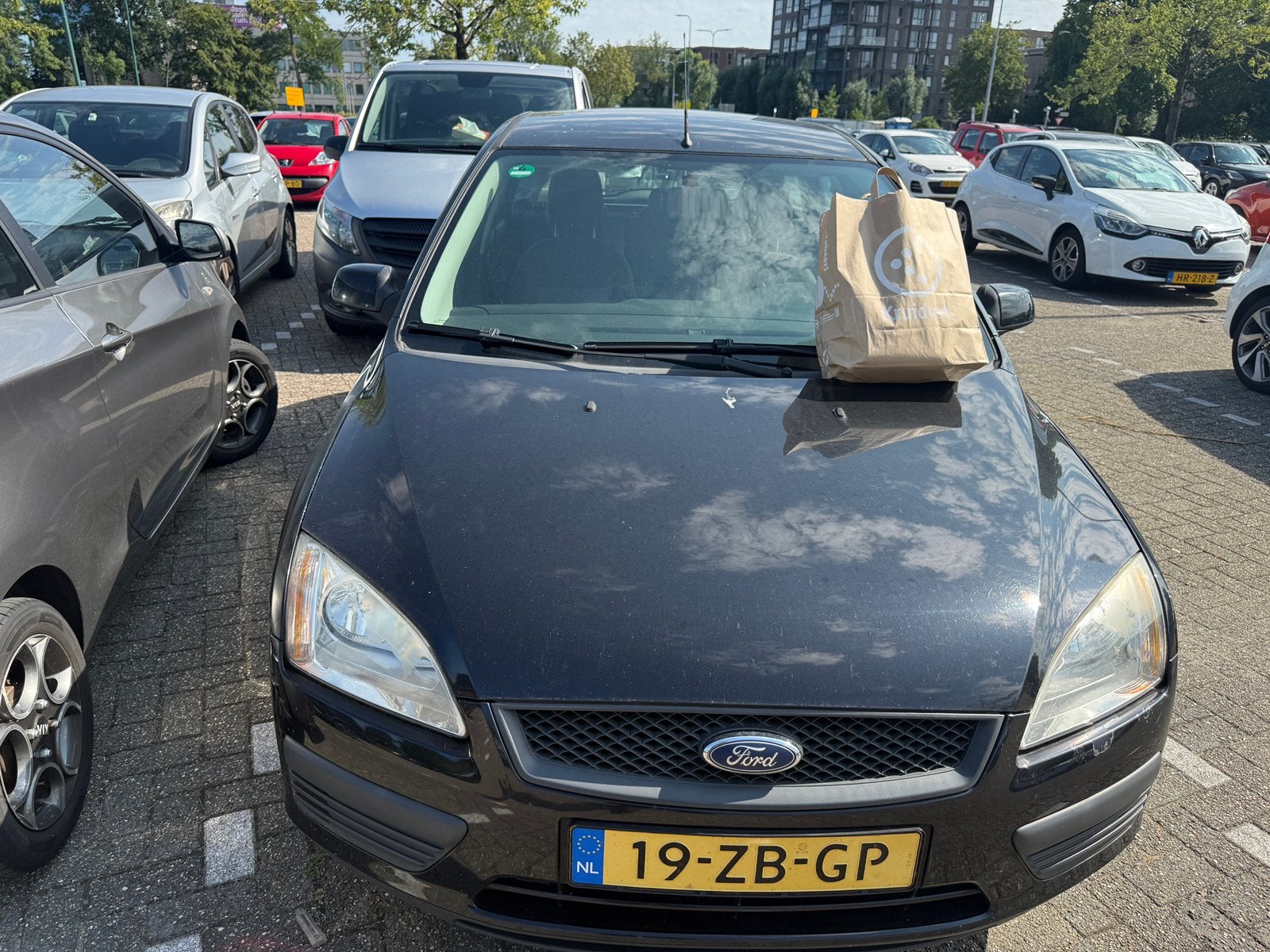 Ford Focus 1.6 74KW Wagon 2007 Zwart, Auto's, Ford, 1596 cc, 15 km/l, 4 cilinders, 635 kg