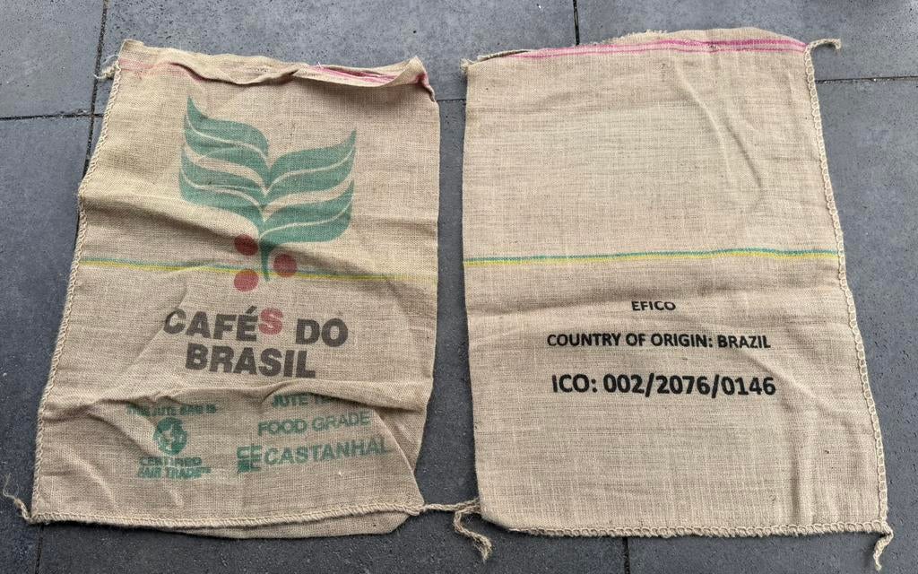 10 stuks jute zakken lege jute koffiezakken, Hobby en Vrije tijd, Stoffen en Lappen, Overige materialen, Beige, Ophalen of Verzenden