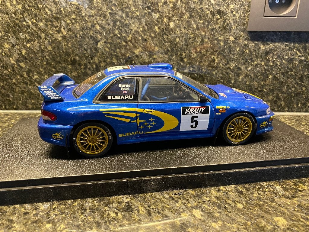 Subaru impreza wrc, Ophalen of Verzenden, Zo goed als nieuw, Autoart