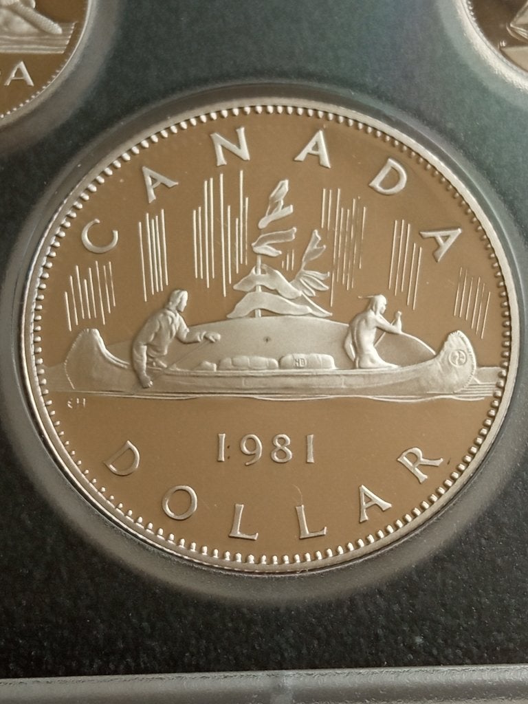 Canada 1 dollar 1981., Ophalen of Verzenden, Noord-Amerika, Losse munt