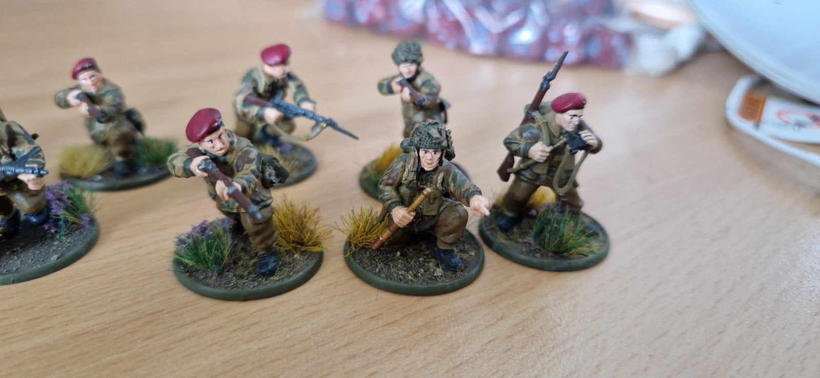 Bolt Action Britse Airborne 28mm- Compleet en Geschilderd, Ophalen of Verzenden, Zo goed als nieuw