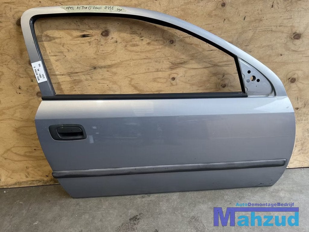 OPEL ASTRA G grijs Z151 Rechts deur 1998-2003, Gebruikt, Deur, Opel Automobile GmbH, Ophalen of Verzenden
