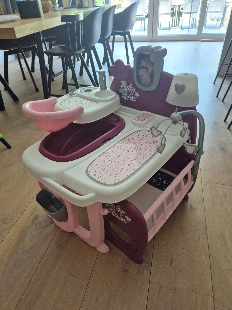 Baby nurse smoby - verzorgingstafel kinderen, Ophalen, Zo goed als nieuw, Babypop