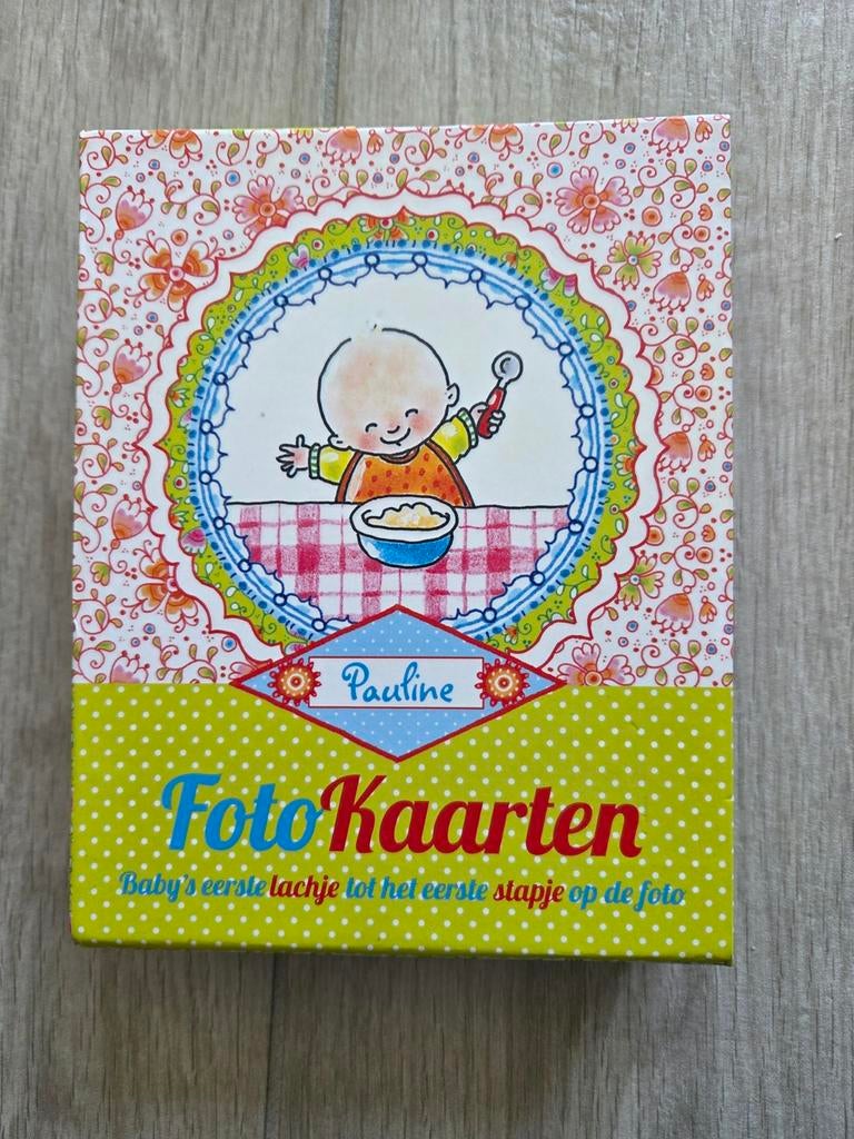 Fotokaarten met vragen voor baby's eerste jaar Pauline, Ophalen of Verzenden, Nieuw, Kraamcadeau