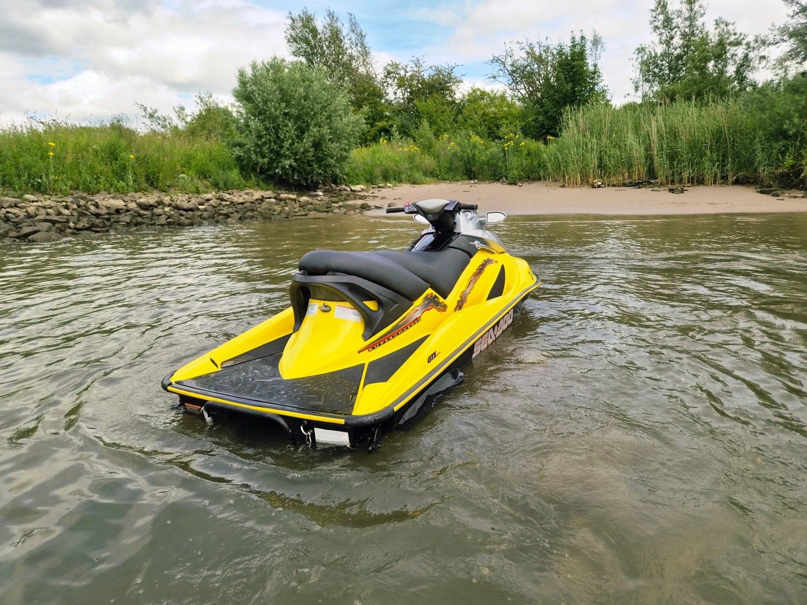 Seadoo GTX 185 3 persoons incl trailer + hoes, Watersport en Boten, Jetski's en Waterscooters, Ophalen, Zo goed als nieuw, Benzine