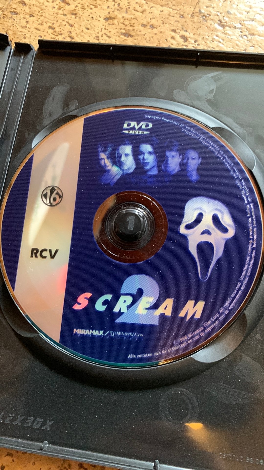 Scream 2 DVD - Originele Bioscoopversie, Vanaf 16 jaar, Ophalen of Verzenden, Zo goed als nieuw, Actiethriller