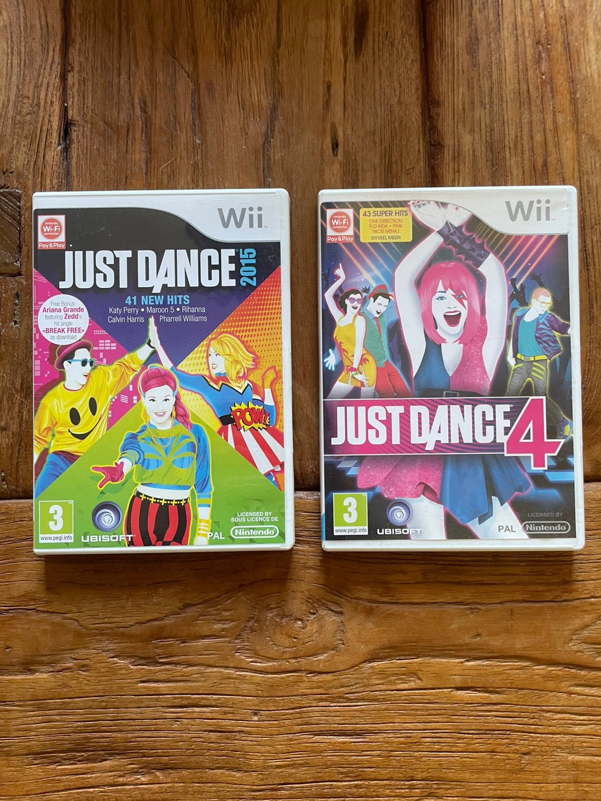 Just Dance 4 en 2015, Muziek, Ophalen of Verzenden, Zo goed als nieuw, 3 spelers of meer