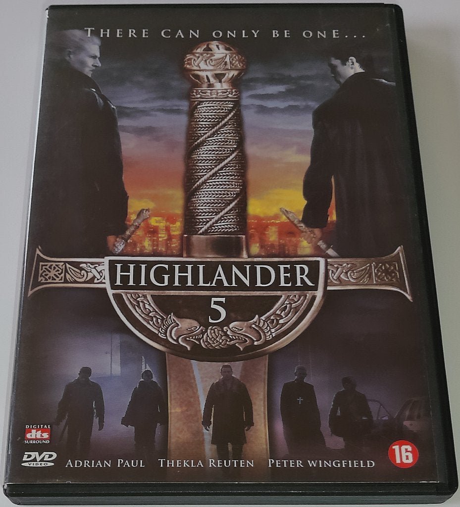 Dvd *** HIGHLANDER 5 *** Bron van onsterfelijkheid, Cd's en Dvd's, Engels, Vanaf 16 jaar, Nederlands, Fantasy