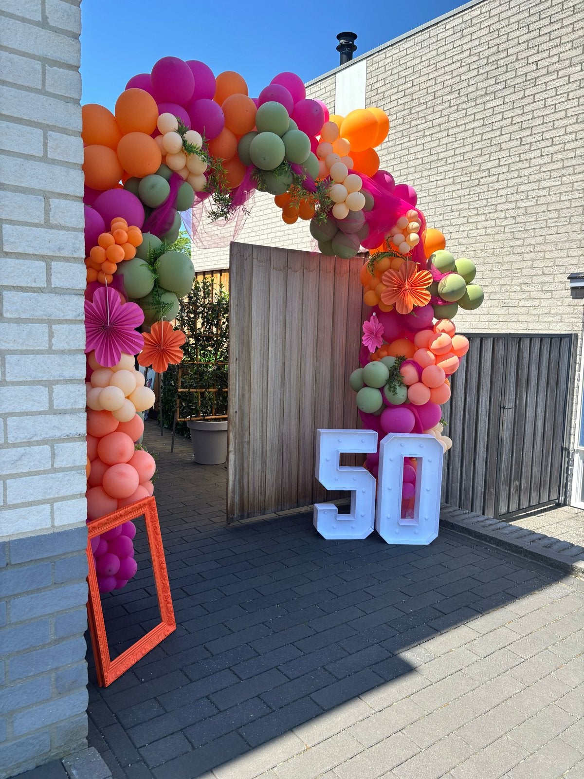 Feestelijke ballonnenboog voor speciale gelegenheid, Hobby en Vrije tijd, Feestartikelen, Verzenden, Nieuw, Versiering, Overige