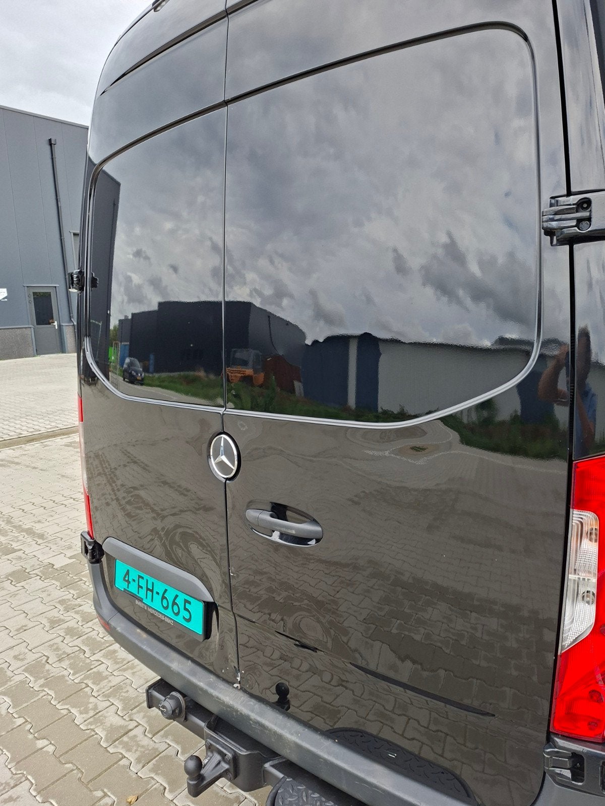 achterdeuren Mercedes Sprinter W907 W910 zwart, Ophalen, Gebruikt, Deur, Mercedes-Benz