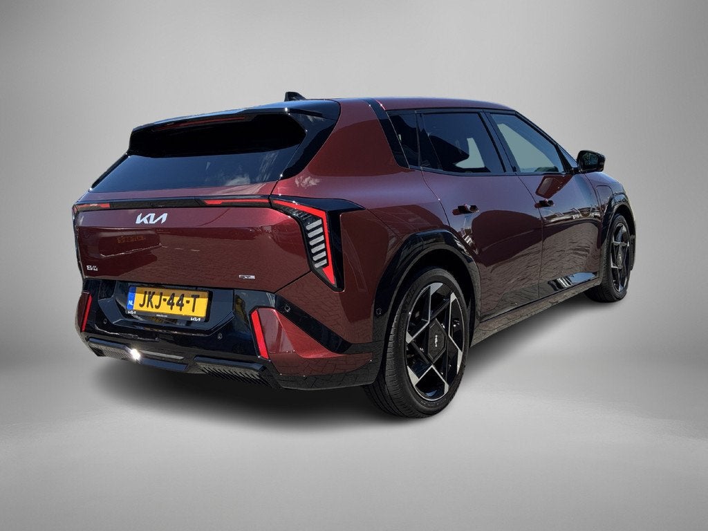 Kia EV4 GT-PlusLine 81.4 kWh | stoelverwarming en koeling |, Auto's, Kia, Zwart, Leder en Stof, Origineel Nederlands, Adaptive Cruise Control