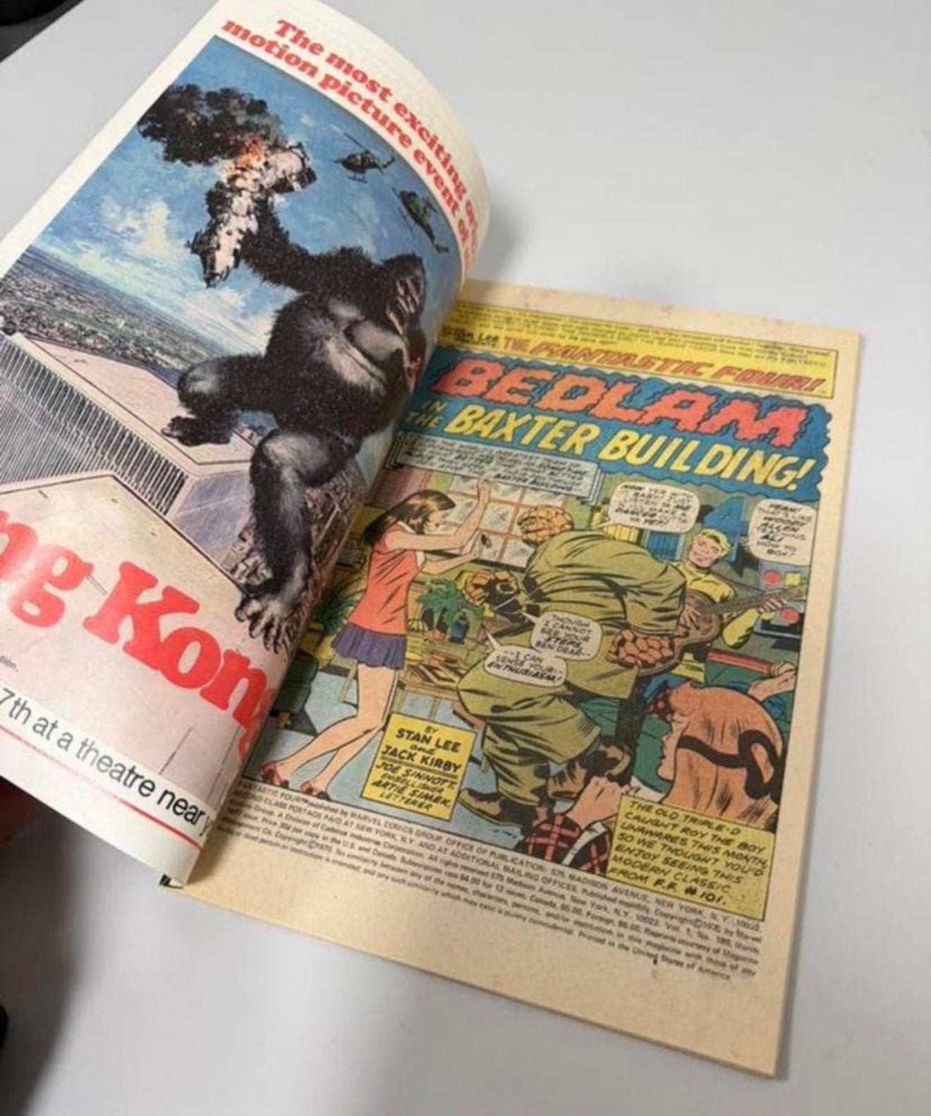 Fantastic Four #180 (Marvel) March 1977 Engelse Comic strip, Eén comic, Ophalen of Verzenden, Zo goed als nieuw, Amerika