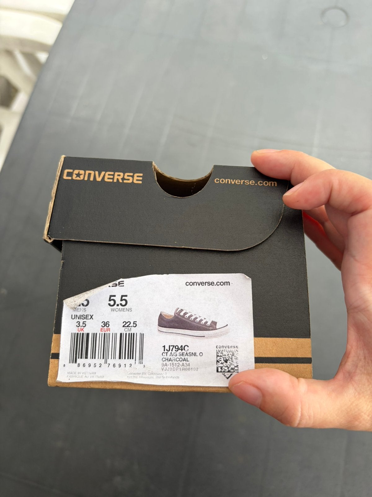 Converse All Stars Grijs, Kleding | Dames, Schoenen, Ophalen, Overige typen, Nieuw, Grijs