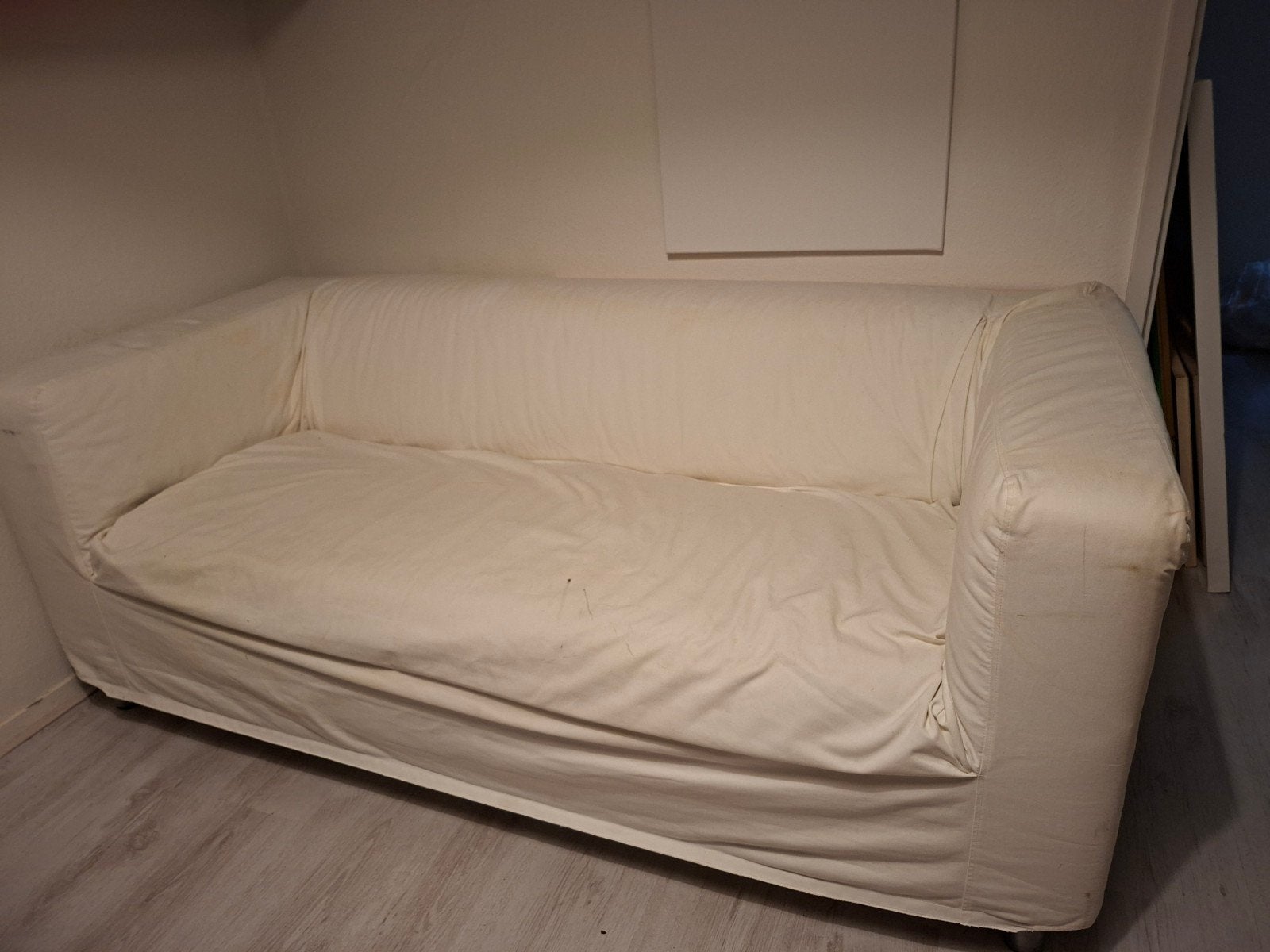 Klippan bank (wit en zwart), Ophalen, 150 tot 200 cm, Driepersoons, 75 tot 100 cm