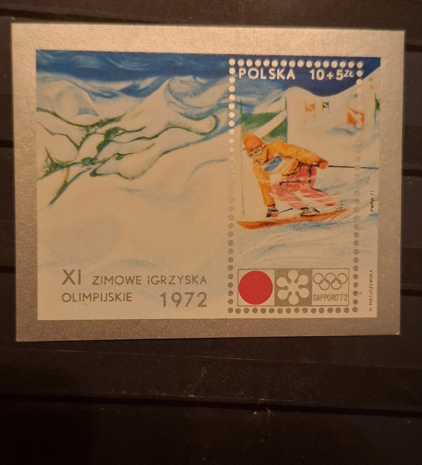 Polen 1972, Olympic Winter Games Postfris, Postzegels en Munten, Ophalen of Verzenden, Polen, Postfris