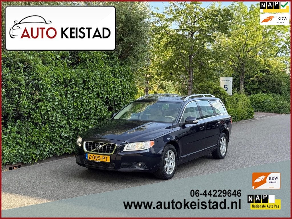 Volvo V70 2.5T AUTOMAAT XENON/LEDER/NAVIGATIE! NIEUWSTAAT!, Auto's, Volvo, Beige, Blauw, 2521 cc, 93 €/maand